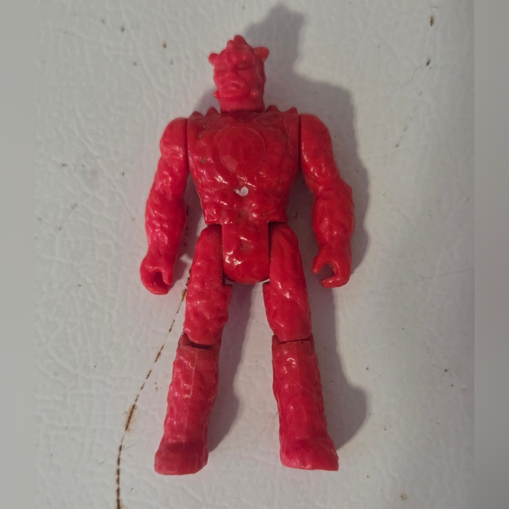 Vintage 1982 Remco Saga of Crystar Magma Warrior Man Lava Orange Action Figure